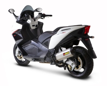 Akrapovic Slip-on Line RVS Einddemper met E-keur Aprilia SRV 850 2012 > 2016